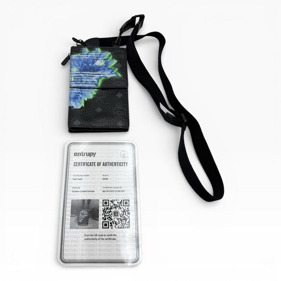 MCM Tech Flower Phone Case Crossbody Visetos